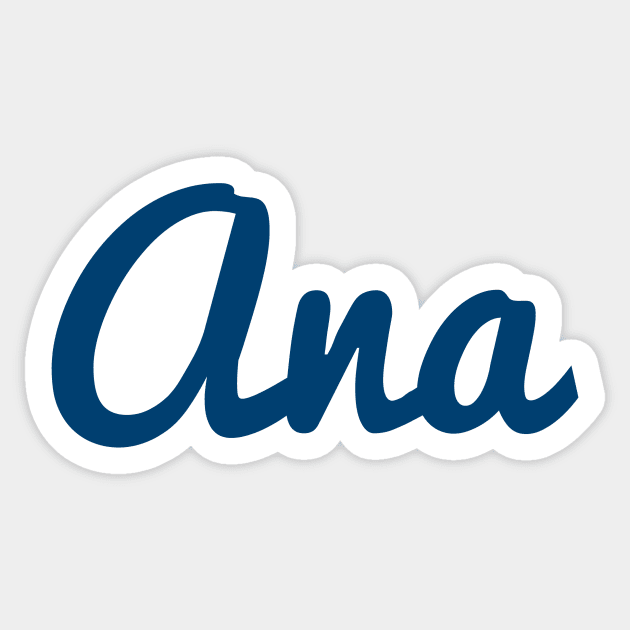 Ana Sticker by ampp